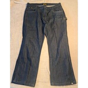 Lowrider Carpenter Jeans Mens 44x32 Blue Baggy Wide Leg Workwear Y2K Denim